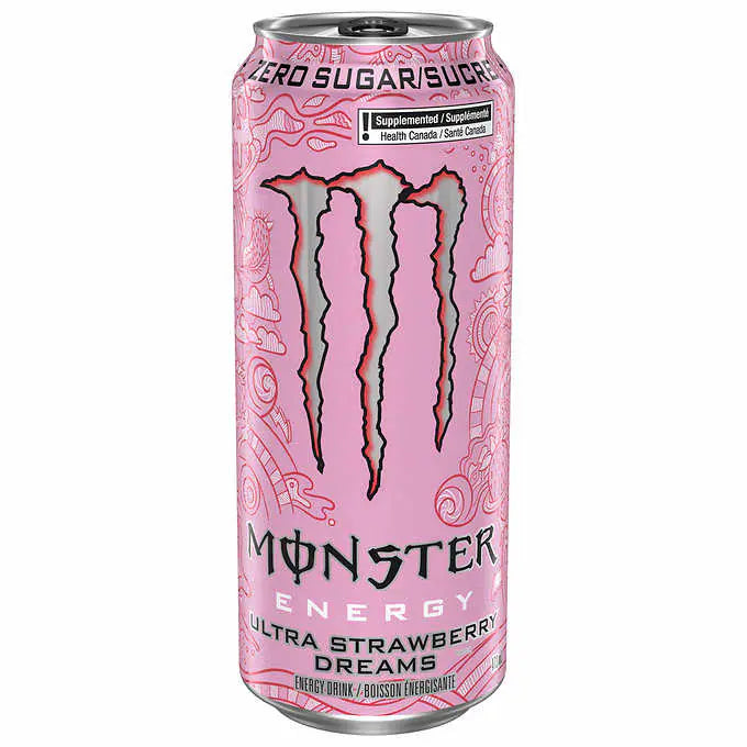 Monster Energy - Ultra Strawberry - 12 x 473 ml
