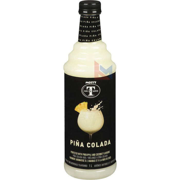 Mott's Mr & Mrs T - Pina Colada Cocktail Mix - 6 x 1 L