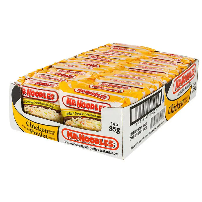 Mr. Noodles - Nouilles instantanées aromatisées au poulet - 24 x 85 g
