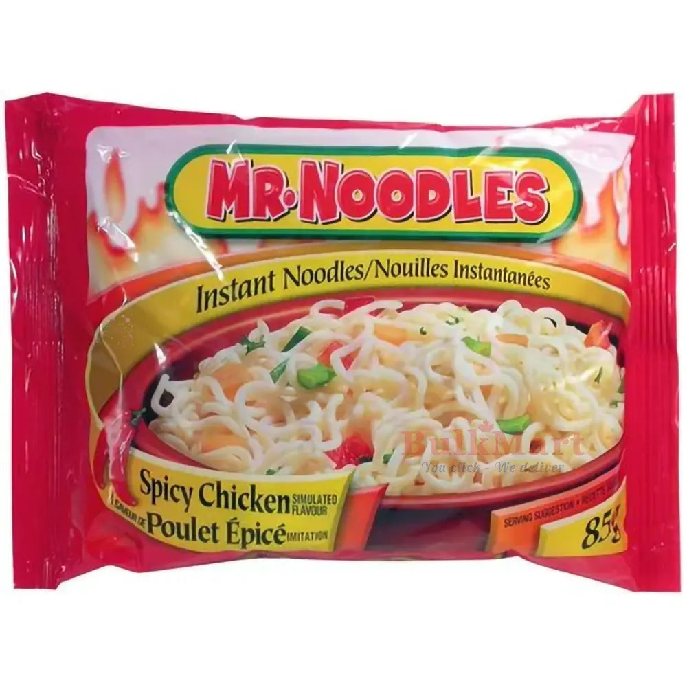 Spicy Chicken Flavoured Instant Noodles 24x85g Mr. Noodles Online 