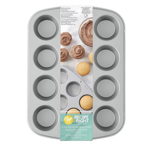 Muffin Pan With Cover 12 Cavity