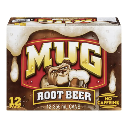 Mug Root Beer - Original Soda - 12 x 355 ml