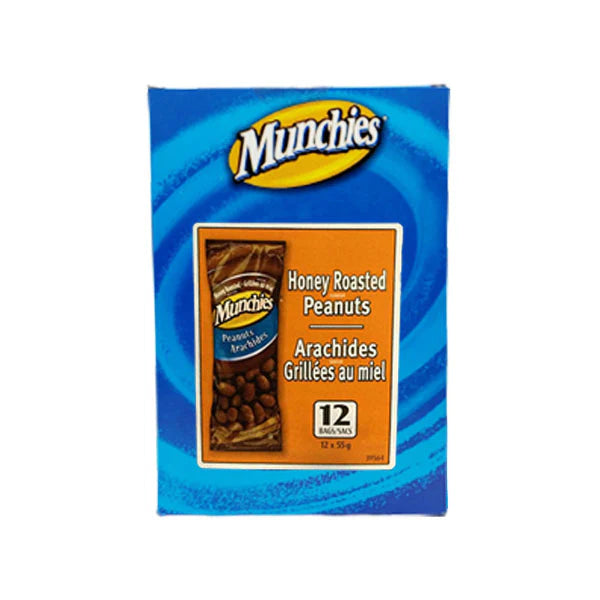 Munchies - Honey Roasted Peanuts - 12 x 55g