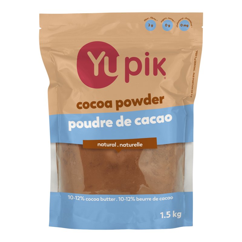 Natural Cocoa Powder 10-12% Fat Content - 1.5 Kg