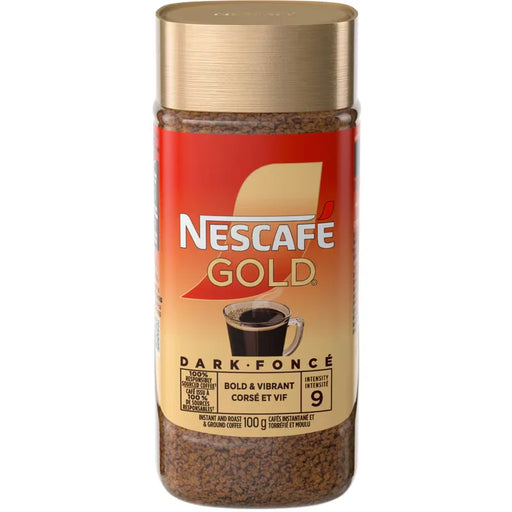 Nescafe - Gold Dark Roast Instant Coffee - 6 x 100 g