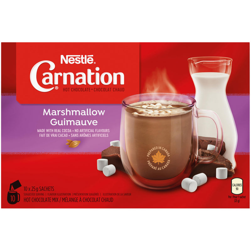 Nestle - Carnation Marshmallow Hot Chocolate - 10 x 25 g