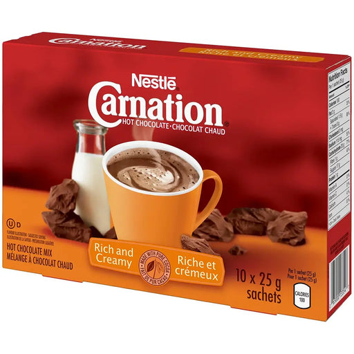 Nestle - Carnation Rich And Creamy Hot Chocolate - 10 x 25 g