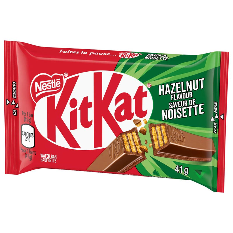 Nestle - KitKat Hazelnut Chocolate Wafer Bar - 24 x 41g