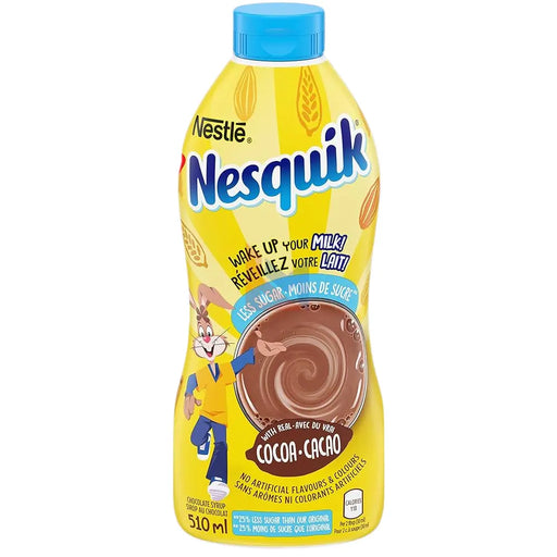 Nestle - Nesquik Less Sugar Chocolate Syrup - 510 ml