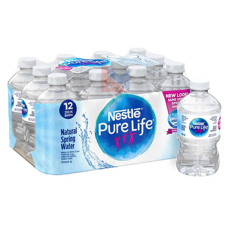 Nestle - Pure Life Natural Spring Water - 12 x 330 ml