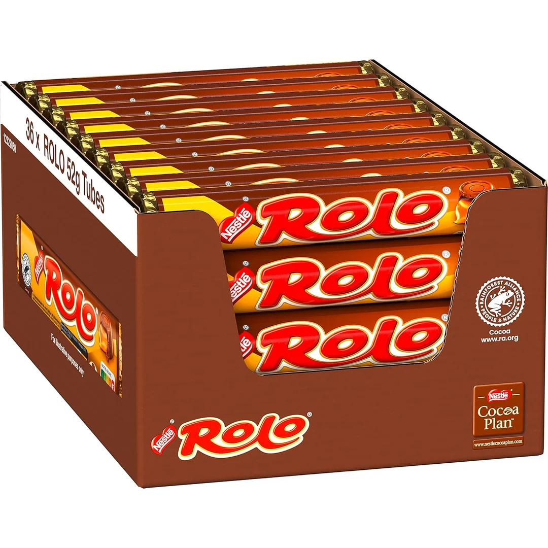 Nestle Rolo Chocolate 36 x 52g, Wholesale Snacks Supplier Near Me ...