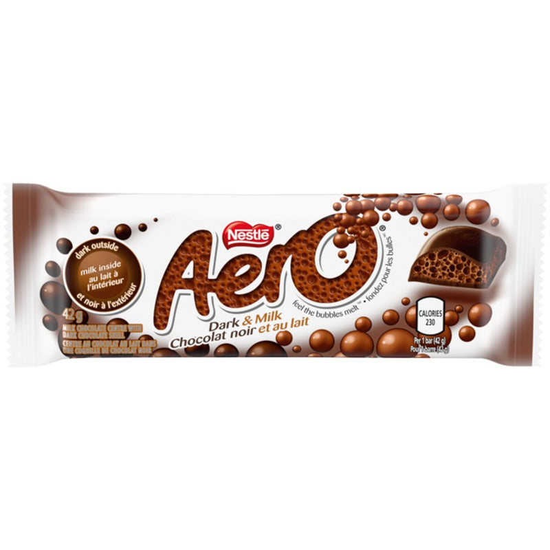 Nestle Aero Dark & Milk Chocolate Bar 24 x 42g