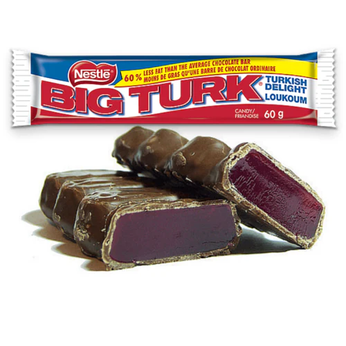 Nestle - Big Turk Turkish Delight Chocolate Candy Bar 36 x 60g