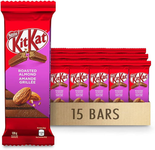 Nestle - Kit Kat Roasted Almond Wafer Bar - 15 x 120g