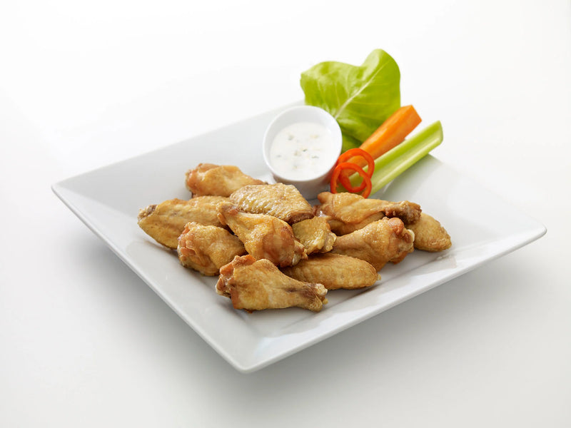 Nikolaos - Halal Plain Seasoned Chicken Wings Fully Cooked - 4 x 2 Kg