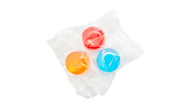 No Sugar Added Assorted Fruit Candies Wrapped Bulk - 11 Lbs