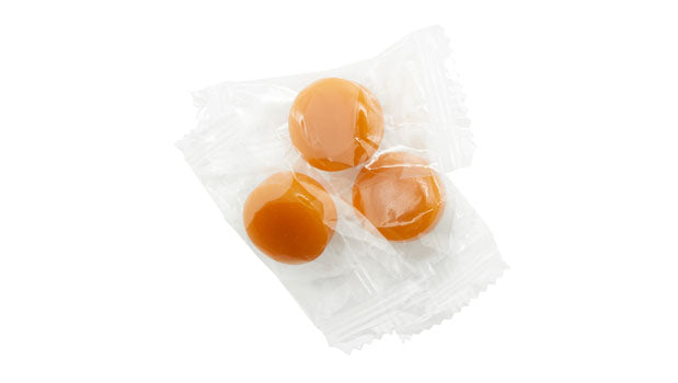 No Sugar Added Caramel Candies Wrapped Bulk - 11 Lbs