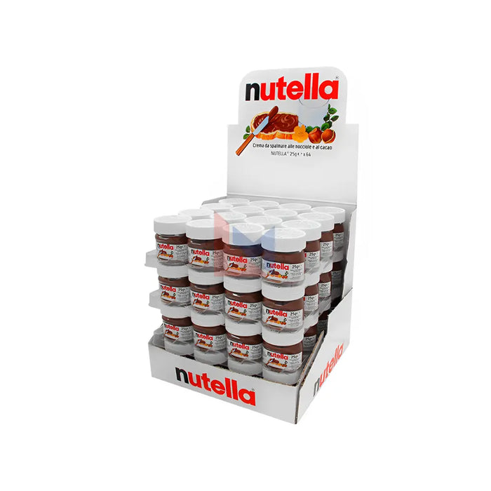 Nutella - Hazelnut Spread Mini Glass Jars - 64 x 25 g