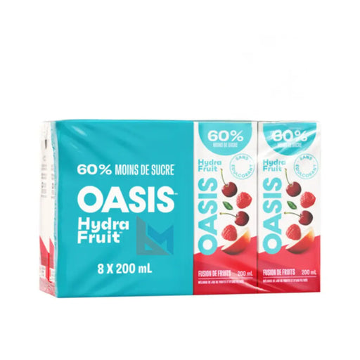 Oasis Hydrafruit - Organic Strawberry Kiwi - 8 x 200 ml