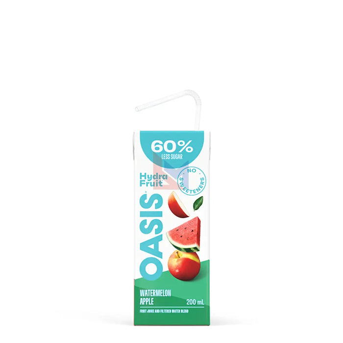 Oasis Hydrafruit - Organic Watermelon Apple - 8 x 200 ml