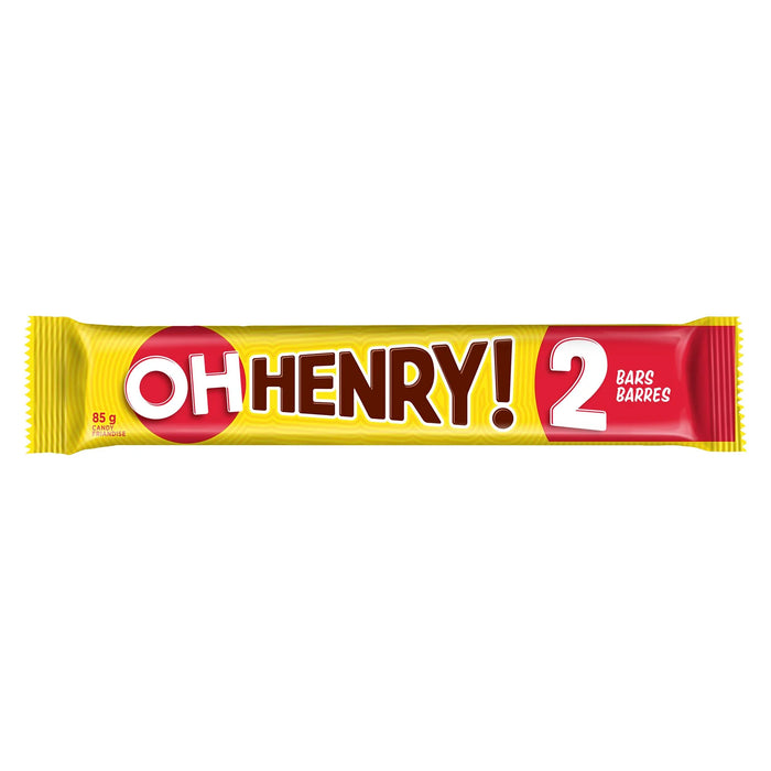 Oh Henry - Crunchy Peanut King Size Candy Bar - 24 x 85g