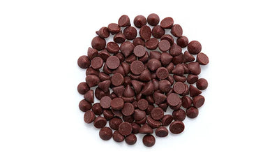 Organic 70% Dark Chocolate Chips No Added Sugar Vegan 4000 CT Bulk - 15 Kg