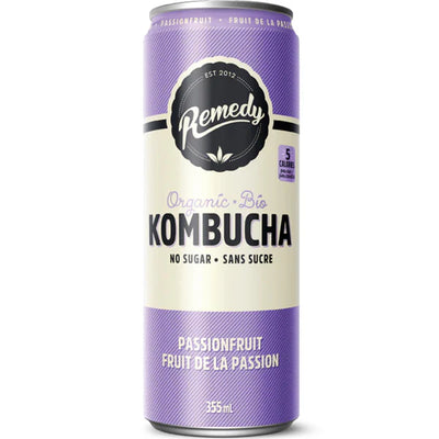 Organic Kombucha Passion Fruit - 12 x 355 ml