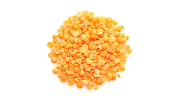 Organic Red Split Lentils - 25 Lbs