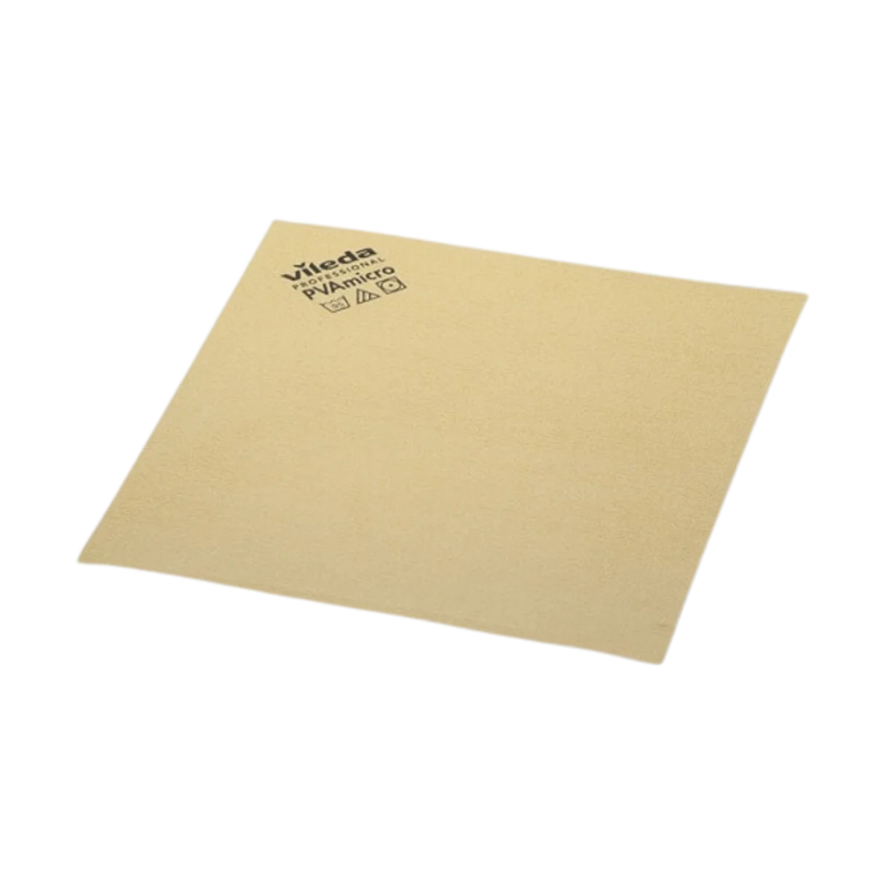 PVAmicro High Absorbent Microfiber Cloth Yellow 38 x 35cm - 5/Pack