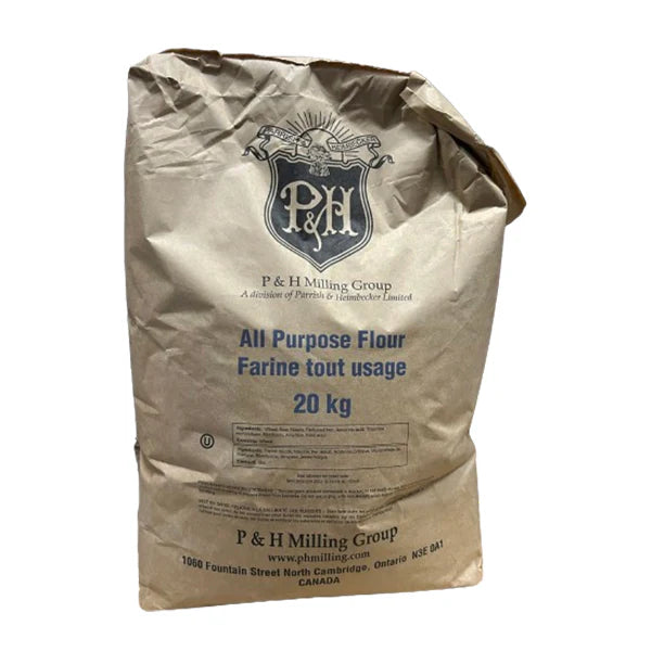 P&H All Purpose Flour Unbleached 24152 - 20 Kg — Bulk Mart