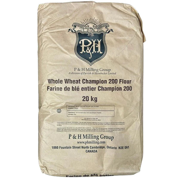 P&H - Whole Wheat Champion 200 Flour - 20 Kg