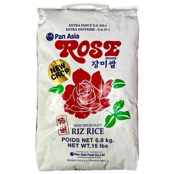 Pan Asia Rose Extra Fancy Sushi Rice 6.8 Kg — Bulk Mart