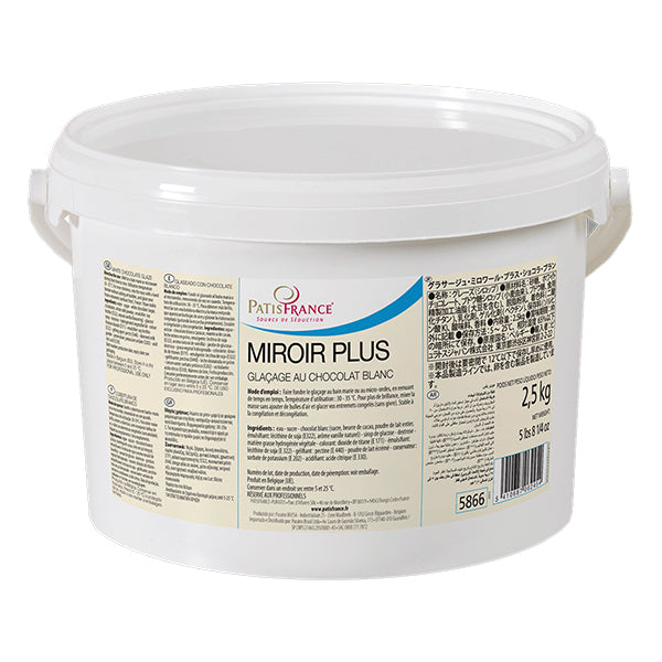 Pastis France - Miroir Glaze White Chocolate - 2.5 Kg