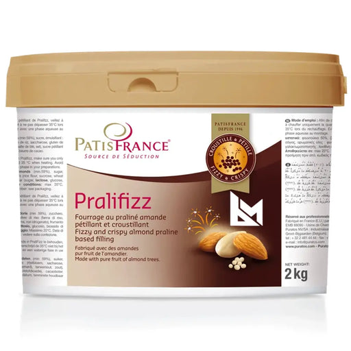 PastisFrance Almond Praline Filling Pralifizz 2 Kg