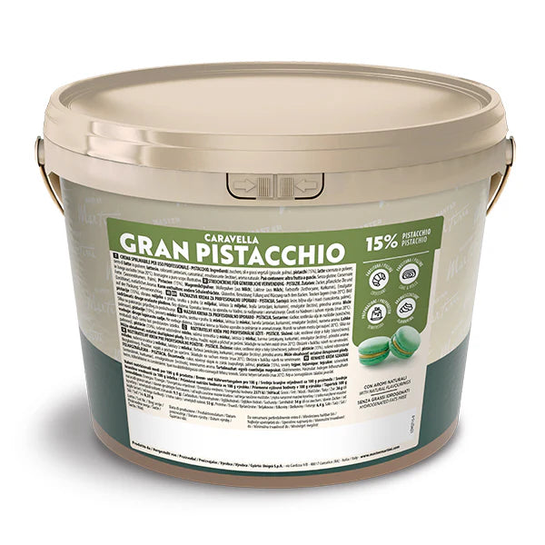 Pistachio Filling Caravella Gran Spreadable Cream - 5 Kg
