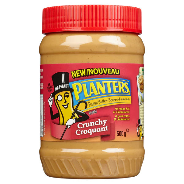 Planters - Peanut Butter Crunchy - 12 x 500g