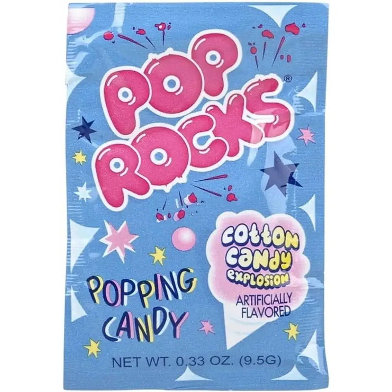 Pop Rocks - Cotton Candy Popping Candy - 24 x 9.5g