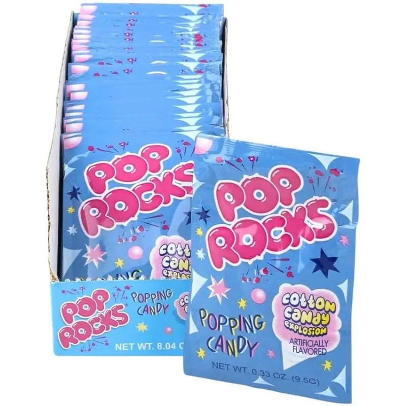 Pop Rocks - Cotton Candy Popping Candy - 24 x 9.5g