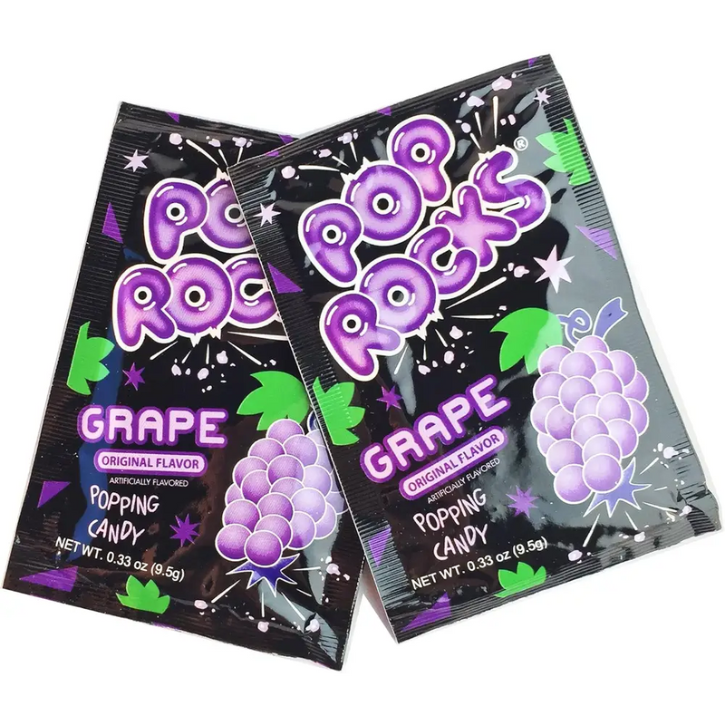 Pop Rocks - Grape Popping Candy - 24 x 9.5g