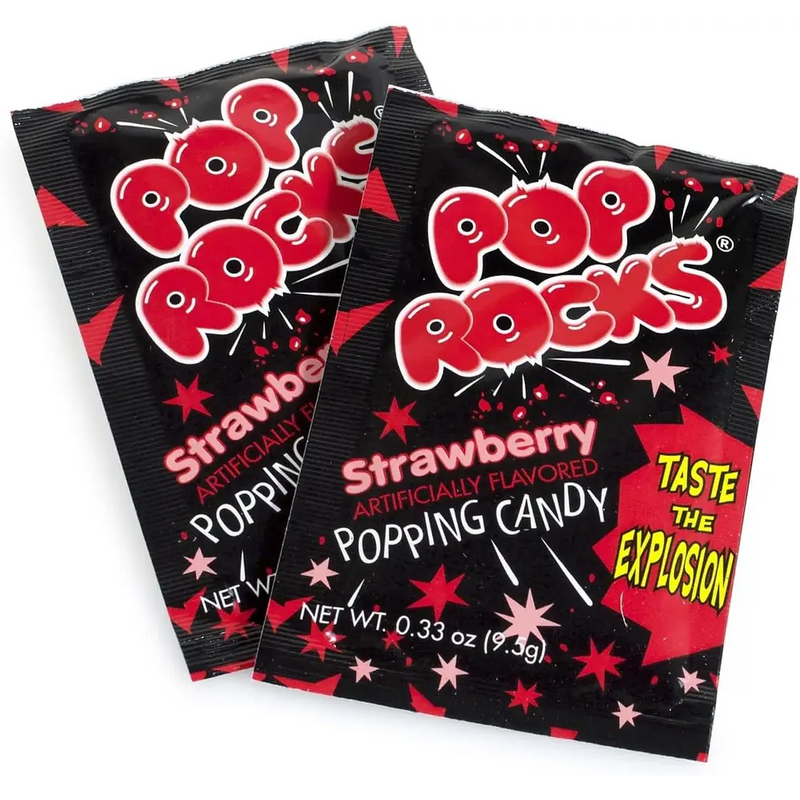 Pop Rocks - Strawberry Popping Candy - 24 x 9.5g