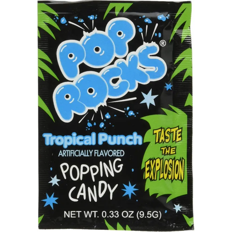 Pop Rocks - Tropical Punch Popping Candy - 24 x 9.5g
