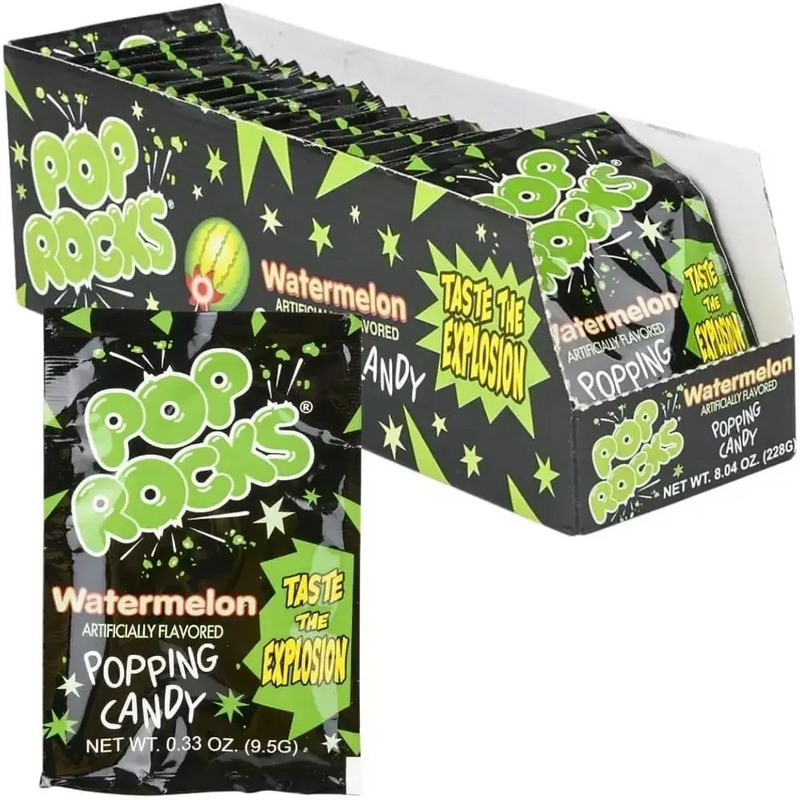 Pop Rocks - Watermelon Popping Candy - 24 x 9.5g