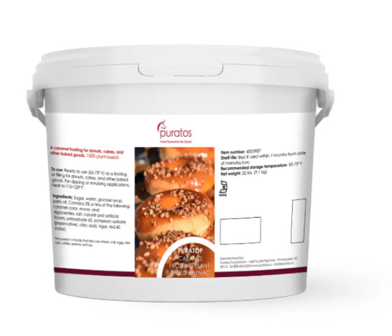 Puratos - Caramel Swirl N Frost Plant Based Icing - 20 Lbs