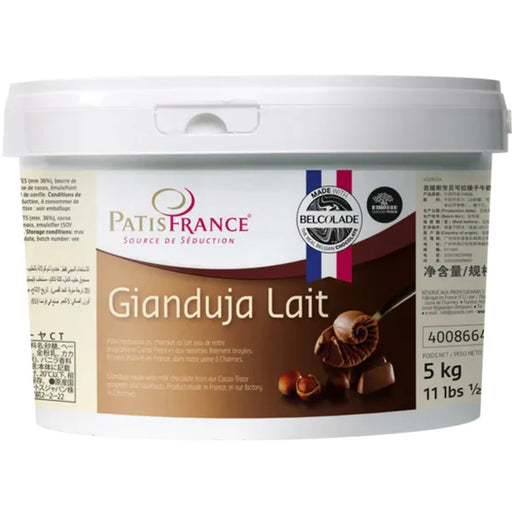 Puratos - PastisFrance Gianduja Milk Chocolate Paste With Hazelnut - 5 Kg