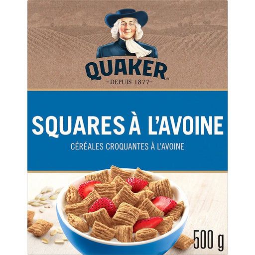 Quaker - Oatmeal Square Cereal - 12 x 500g