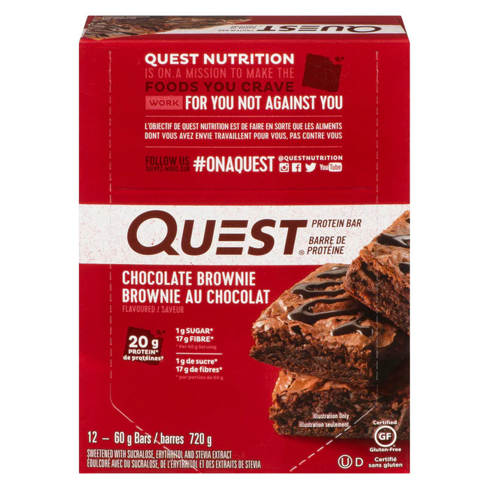 Quest - Protein Bar Chocolate Brownie - 12 x 60g