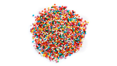 Bulk Rainbow Nonpareils Sprinkles Birthday Cake Topping - 10 Kg
