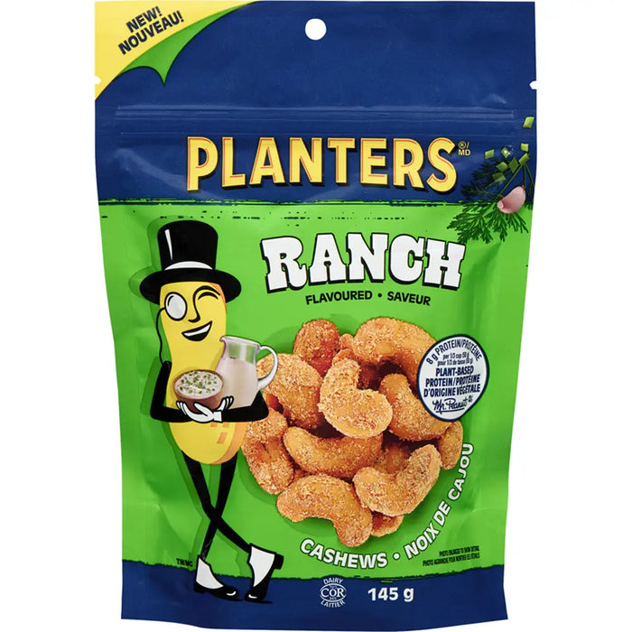 Planters - Ranch Cashews - 8 x 145g