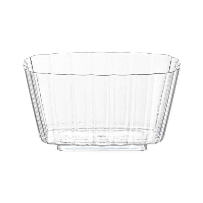 5.5 Oz Clear Pudding Cup, Crinkle Mousse Cup