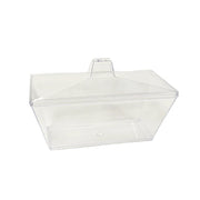 Rectangular dessert Cup With Cover plastic